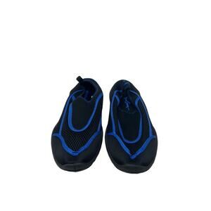 Maui and Sons  Black Blue Water Swimming Shoes Mens 9